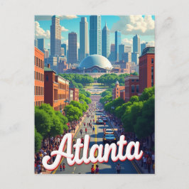 Atlanta Georgia USA Famous Travel Place ポストカード