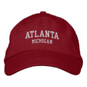 Atlanta Michigan Embroidered Baseball Hat 刺繍入りキャップ (正面)