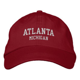 Atlanta Michigan Embroidered Baseball Hat 刺繍入りキャップ