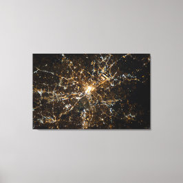 Atlanta Shines at Night キャンバスプリント