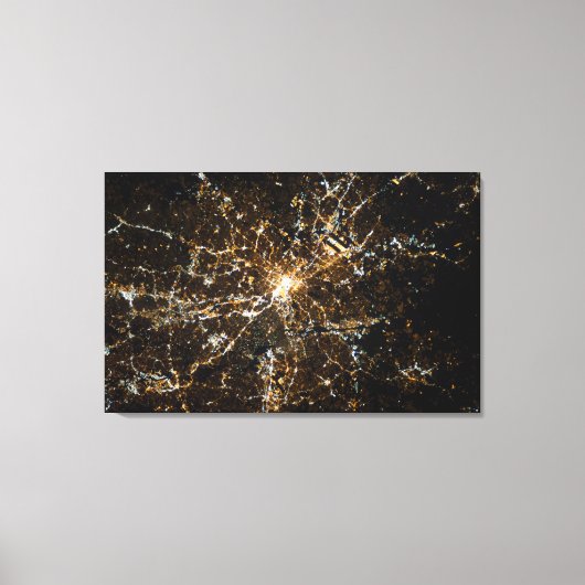 Atlanta Shines at Night キャンバスプリント (正面)