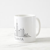 Atlanta Skyline – Cityscape Design コーヒーマグカップ (正面右)