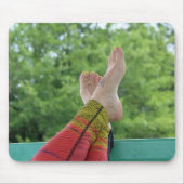 "Atlanta Snow" Feet Mouse Pad マウスパッド (正面)