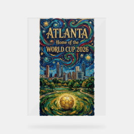 Atlanta Soccer Art 2026 Stadium City Design アクリルサイン