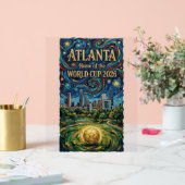 Atlanta Soccer Art 2026 Stadium City Design アクリルサイン (ウェディング)