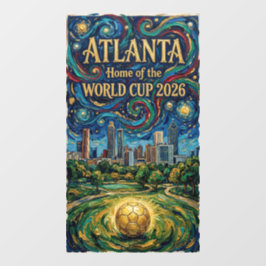 Atlanta Soccer Art 2026 Stadium City Design ウィンドウサイン