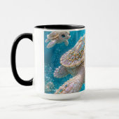 Atlantean Cosmic Sea Tortoise Zander マグカップ (左)