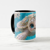 Atlantean Cosmic Sea Tortoise Zander マグカップ (正面左)
