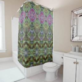 atlantean garden Shower Curtain シャワーカーテン
