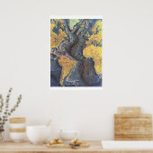 " Atlantic: 1968 - The Atlantic OCEAN FLOOR map .. ポスター (キッチン)