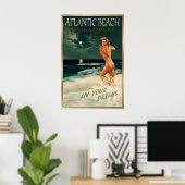 Atlantic Beach North Carolina Marilyn Monroe ポスター (ホームオフィス)