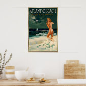 Atlantic Beach North Carolina Marilyn Monroe ポスター (キッチン)