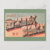 Atlantic Beach RI ポストカード (正面)
