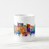 Atlantic City New Jersey Skyline コーヒーマグカップ (中央)