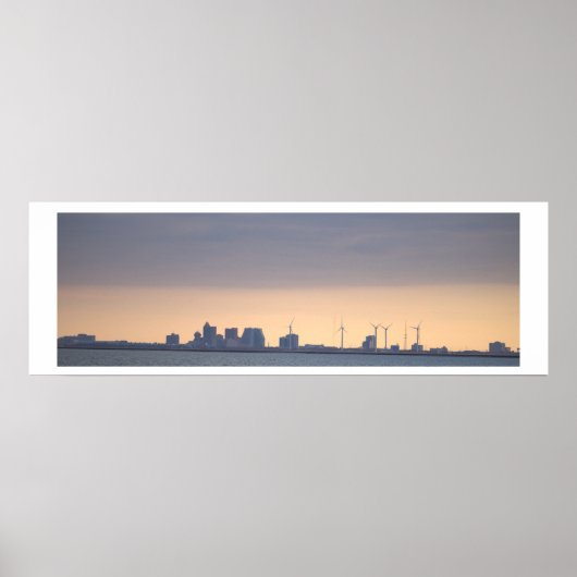 Atlantic City Sunset Photo Poster ポスター (正面)