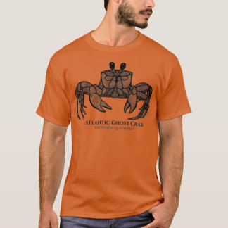 Atlantic Ghost Crab with Names animal design on re Tシャツ