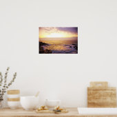 Atlantic Ocean at sunrise, view from Portland ポスター (キッチン)