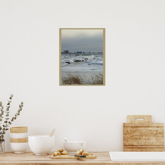Atlantic Ocean Frozen Poster ポスター (キッチン)