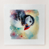 Atlantic Puffin 210624AREF127 - Watercolor ジグソーパズル (横)