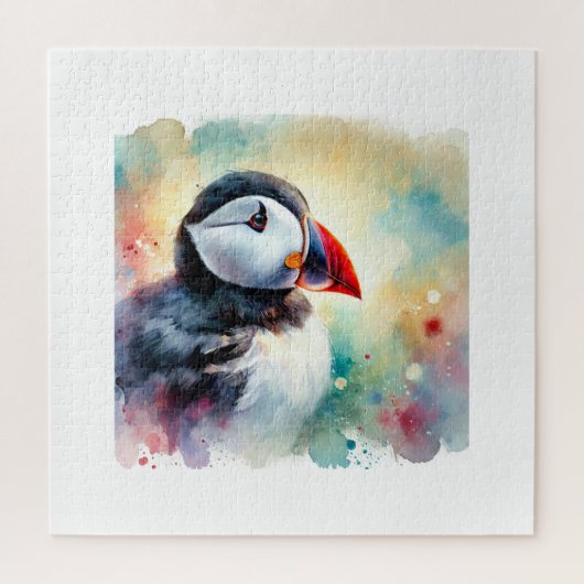 Atlantic Puffin 210624AREF127 - Watercolor ジグソーパズル (縦)