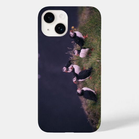 Atlantic Puffins iPhone 14 Case Case-Mate iPhoneケース (裏面)