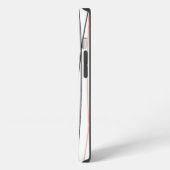 Atlantic Stripe ピンク 縦型 iPad カーゼ iPhoneケース (左側面)