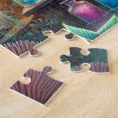 Atlantis Mermaid Market Underwater Potion Shop ジグソーパズル (側面)