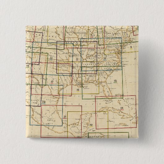 Atlasで使用されるシンボルや象徴のインデックスマップ 缶バッジ (正面)