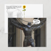 Atlas, 考えるs of You - NYC Hポストカード