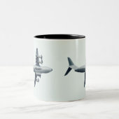 Atlas A400M航空機- 1 ツートーンマグカップ (中央)