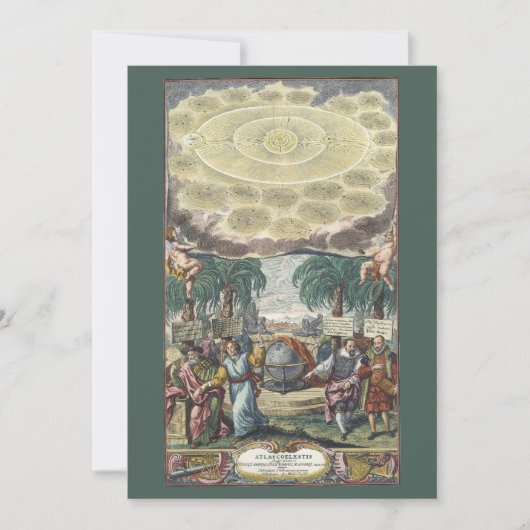Atlas Coelestis by Dopelmaier, ヴィンテージ天文学 (正面)