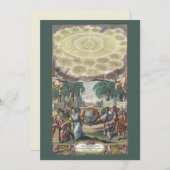 Atlas Coelestis by Dopelmaier, ヴィンテージ天文学 (正面/裏面)