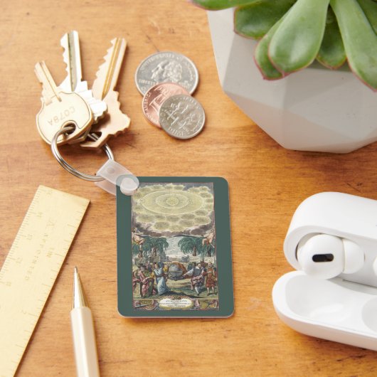 Atlas Coelestis by Dopelmaier, ヴィンテージ天文学 キーホルダー (デスク)