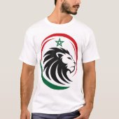 Atlas Lions Minimal Football Logo Tシャツ (正面)