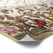 Atlas Maiorのワールドマップ ポスター (角)