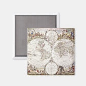 Atlas Maiorのワールドマップ マグネット (正面/裏面)