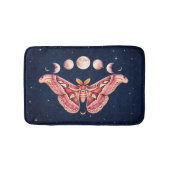 Atlas Moth Night Sky Cosmos Moon Phases | Boho バスマット (正面)