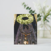 Atlas & St. Patrick's Cathedral, Christmas, NYC - ポストカード (スタンド正面)