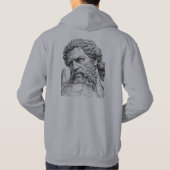 Atlas Titan Close-Up Mythology Sketch Art Hoodie パーカ (裏面)