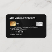 ATMクレジットカード 名刺 (正面)
