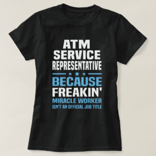 ATMサービス担当者 Tシャツ
