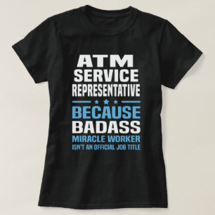 ATMサービス担当者 Tシャツ