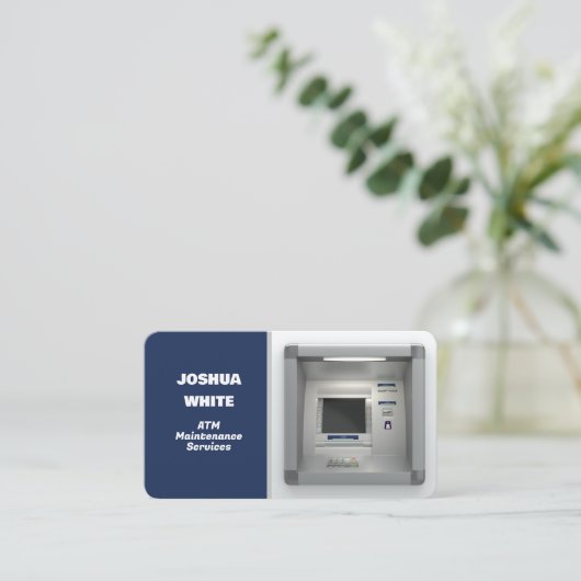 ATMサービス 名刺 (スタンド正面)