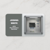 ATMメンテナンス 名刺 (正面)