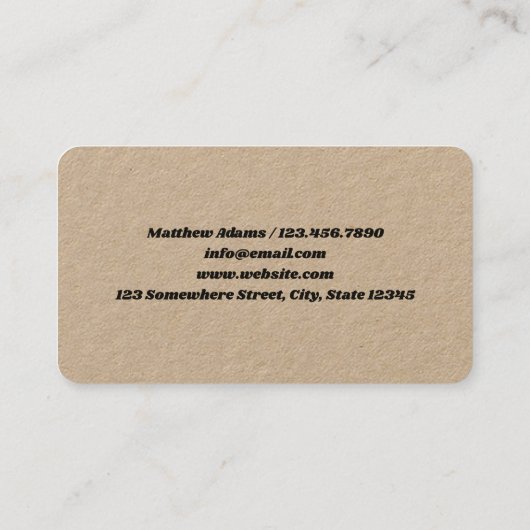 ATM修理クラフト 名刺 (裏面)