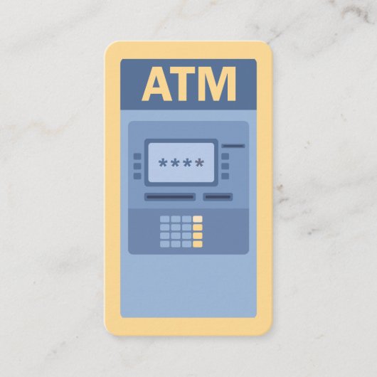 ATM機 名刺 (正面)