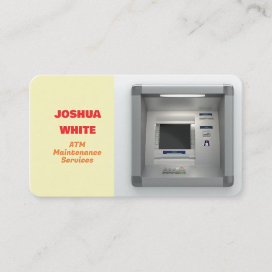 ATM機 名刺 (正面)