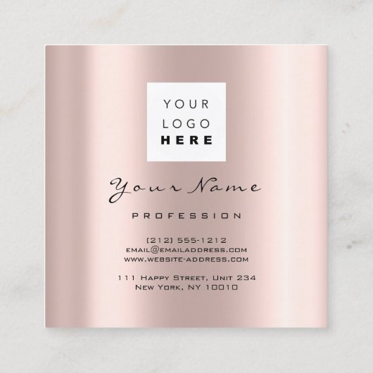 ATM銀行コンサルティングマネーバラロゴ会社名 スクエア名刺 (裏面)