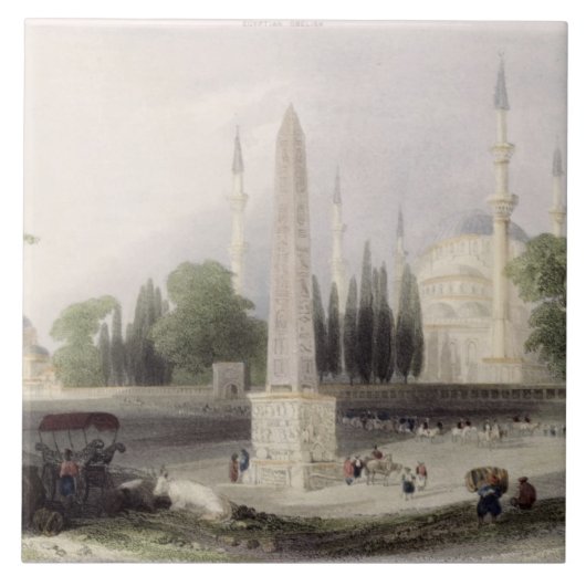 Atmeidanのエジプトのオベリスク、かHippodrome タイル (正面)