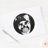 ATMOSステッカー ラウンドシール (封筒)